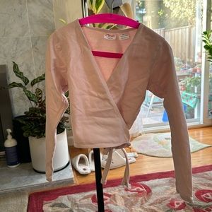 Capegio Pink Girl Tie Wrap Cardigan Size 1 (6-8 years old)